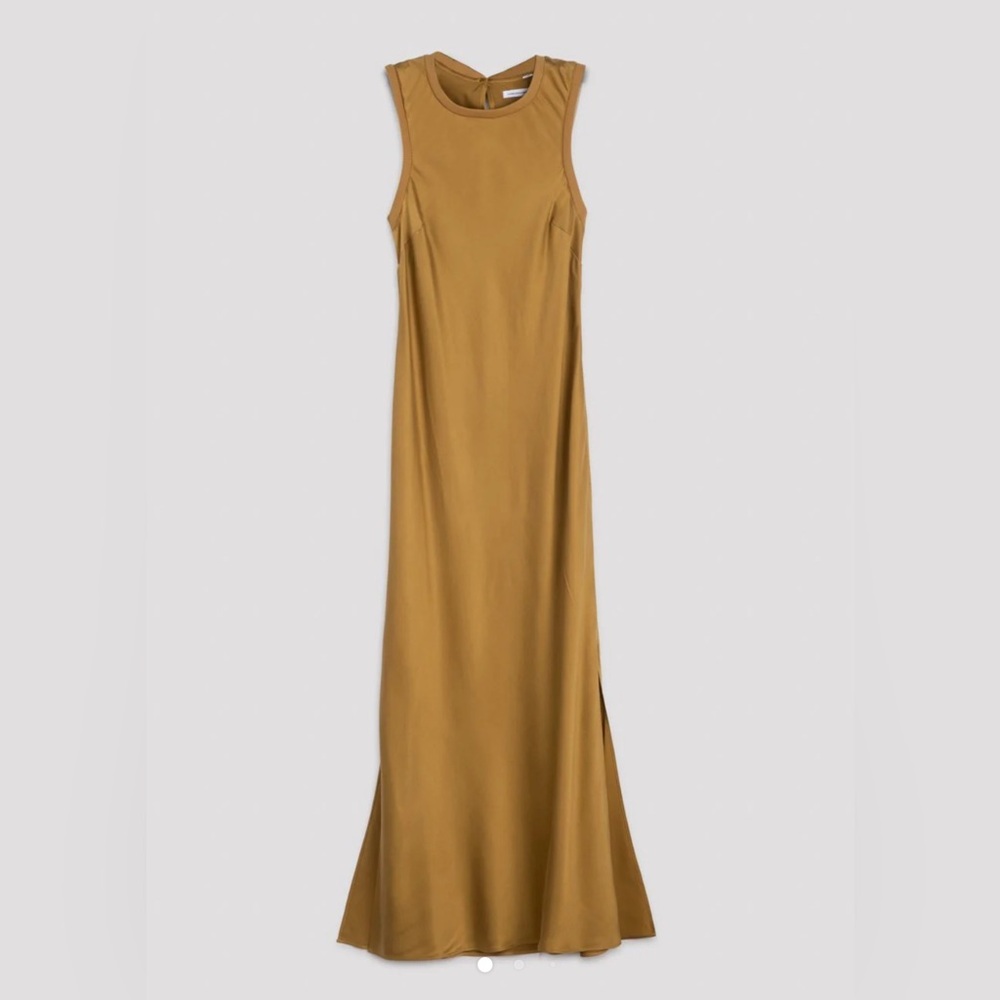 Sleeveless Maxi Dress in Mustard